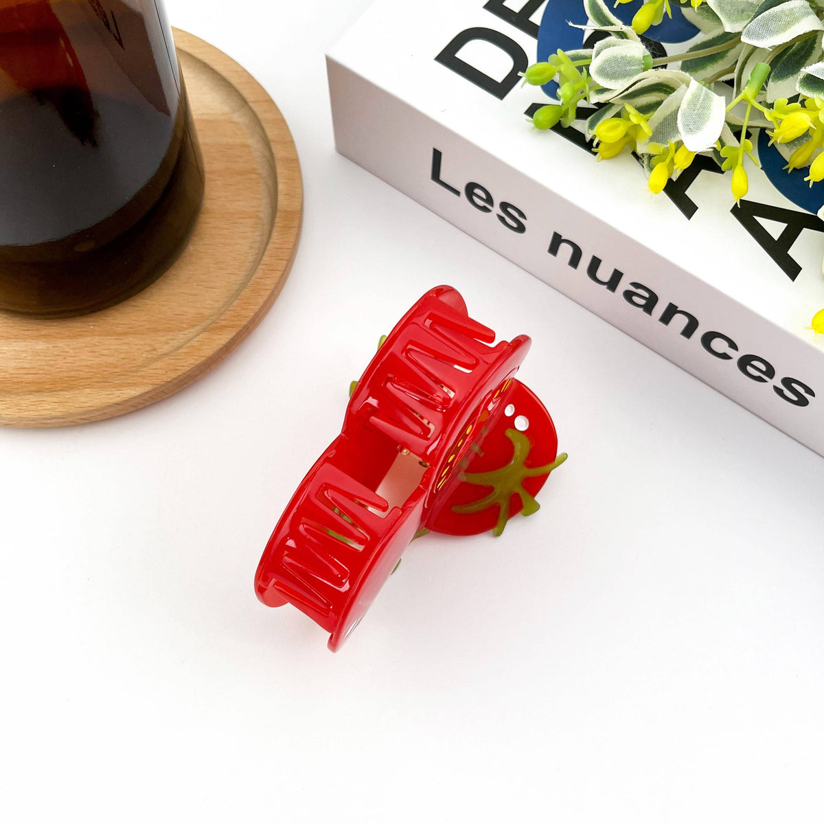 Three Tomato Hair Claw