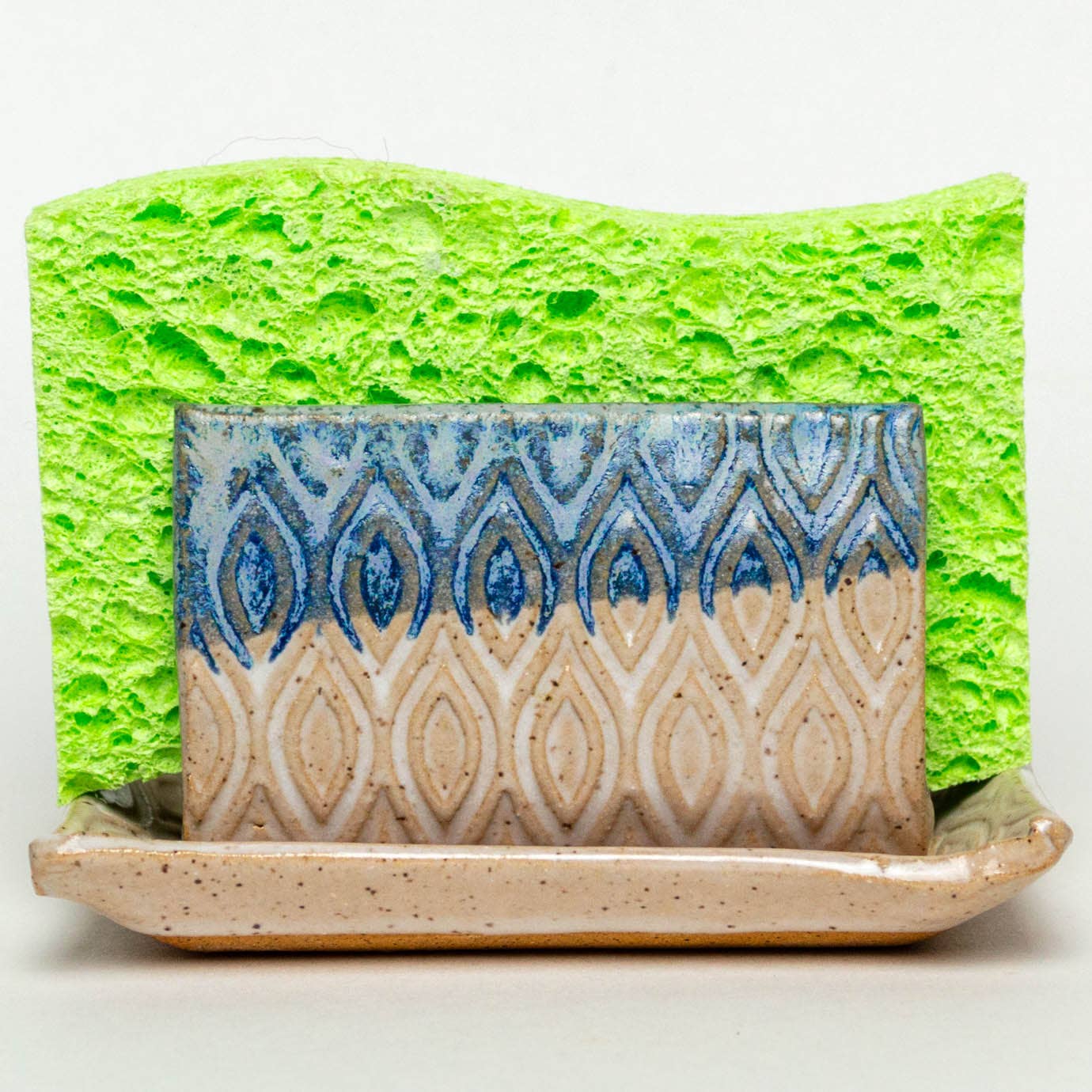 Blue and White Sponge Holder