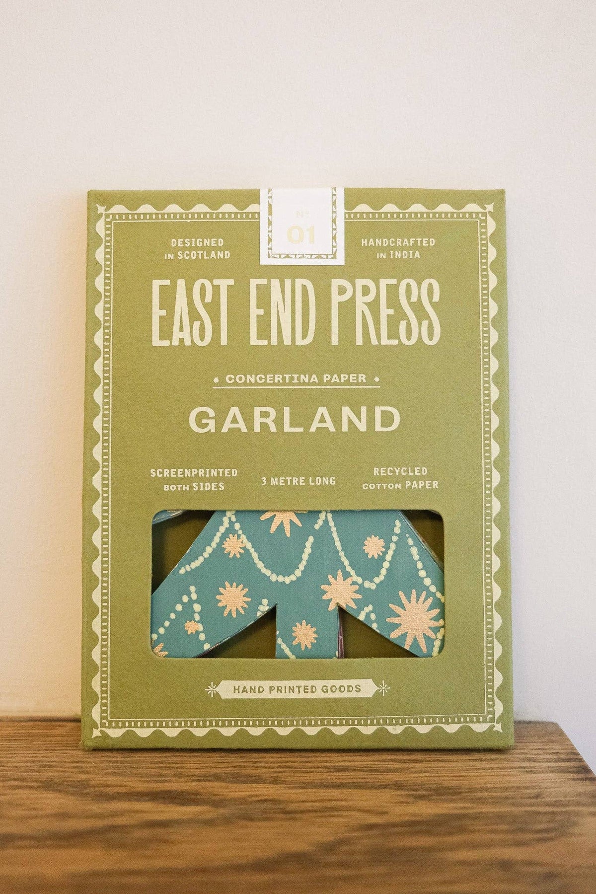 Christmas Tree Concertina Garland