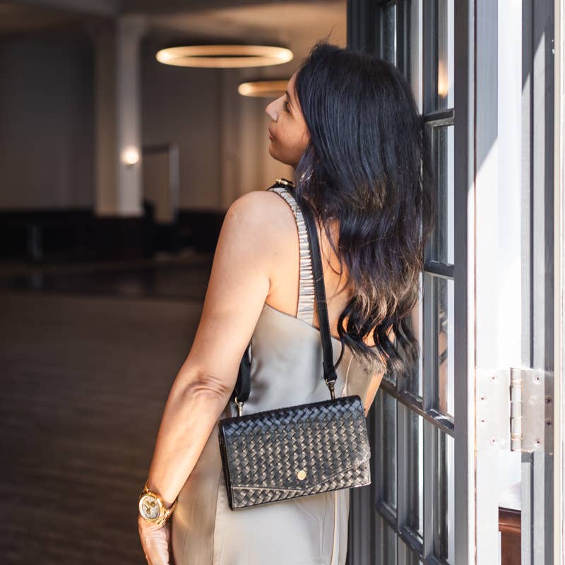 Woven DiMarco Crossbody Bag