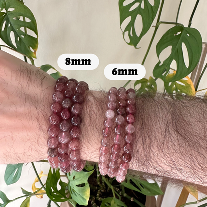 Strawberry Quartz Bracelet