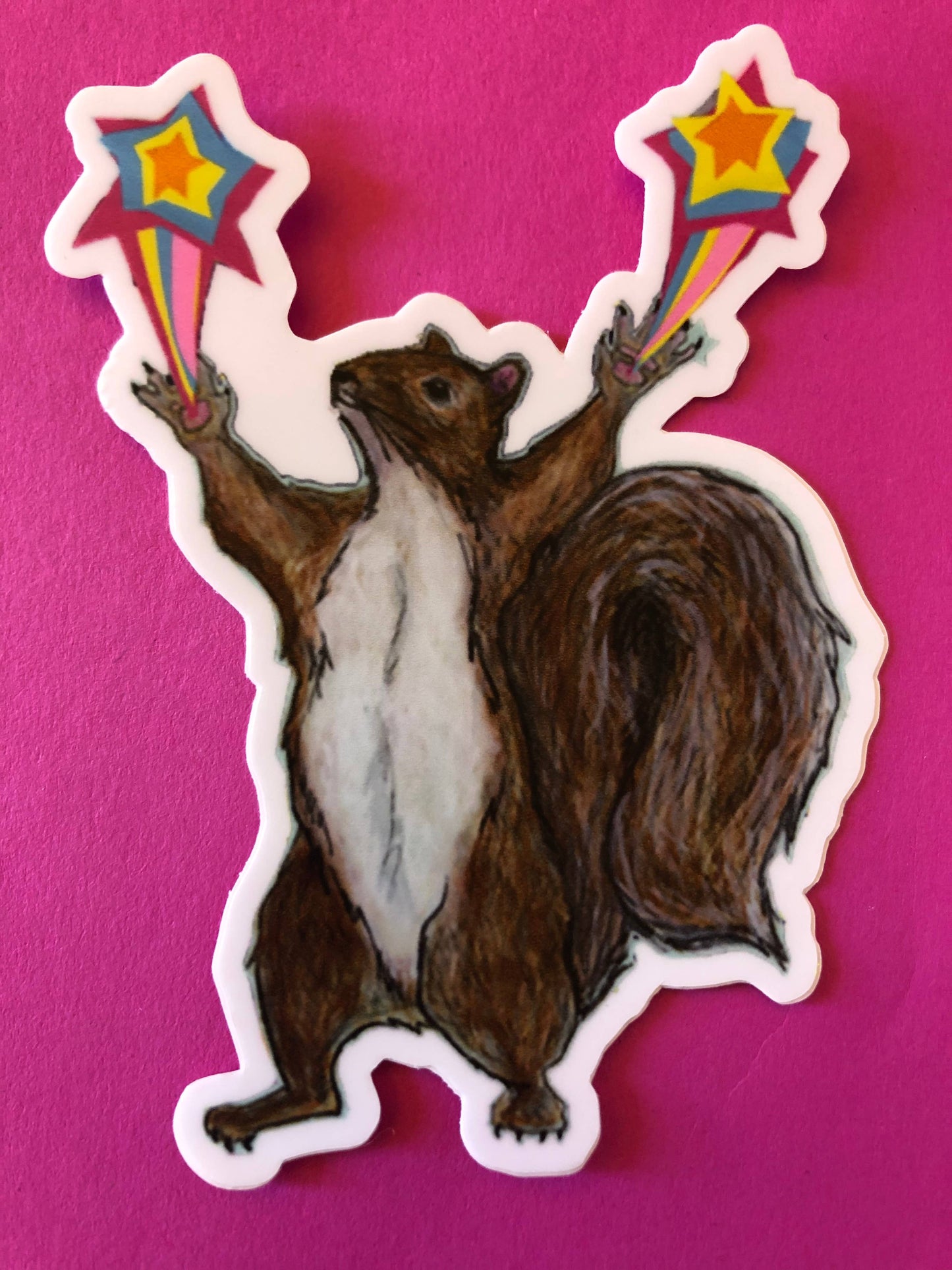 Magical Squirrel Sticker