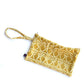 Block Print Golden Hand Clutch - Jali