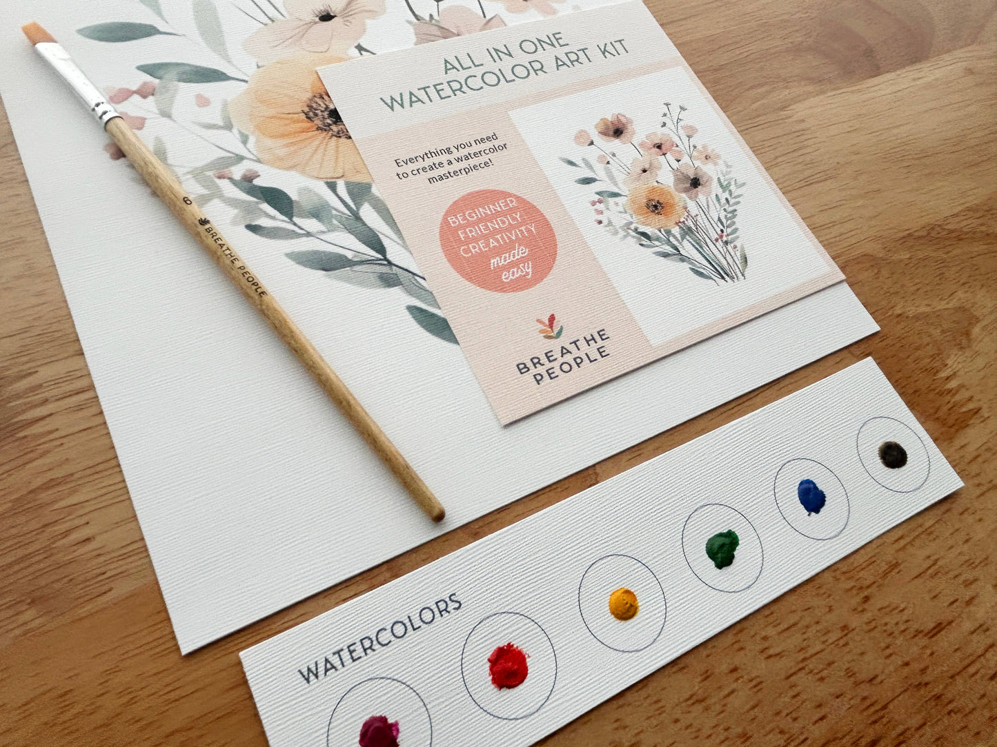 Beginner Watercolor Kit - Wildflowers