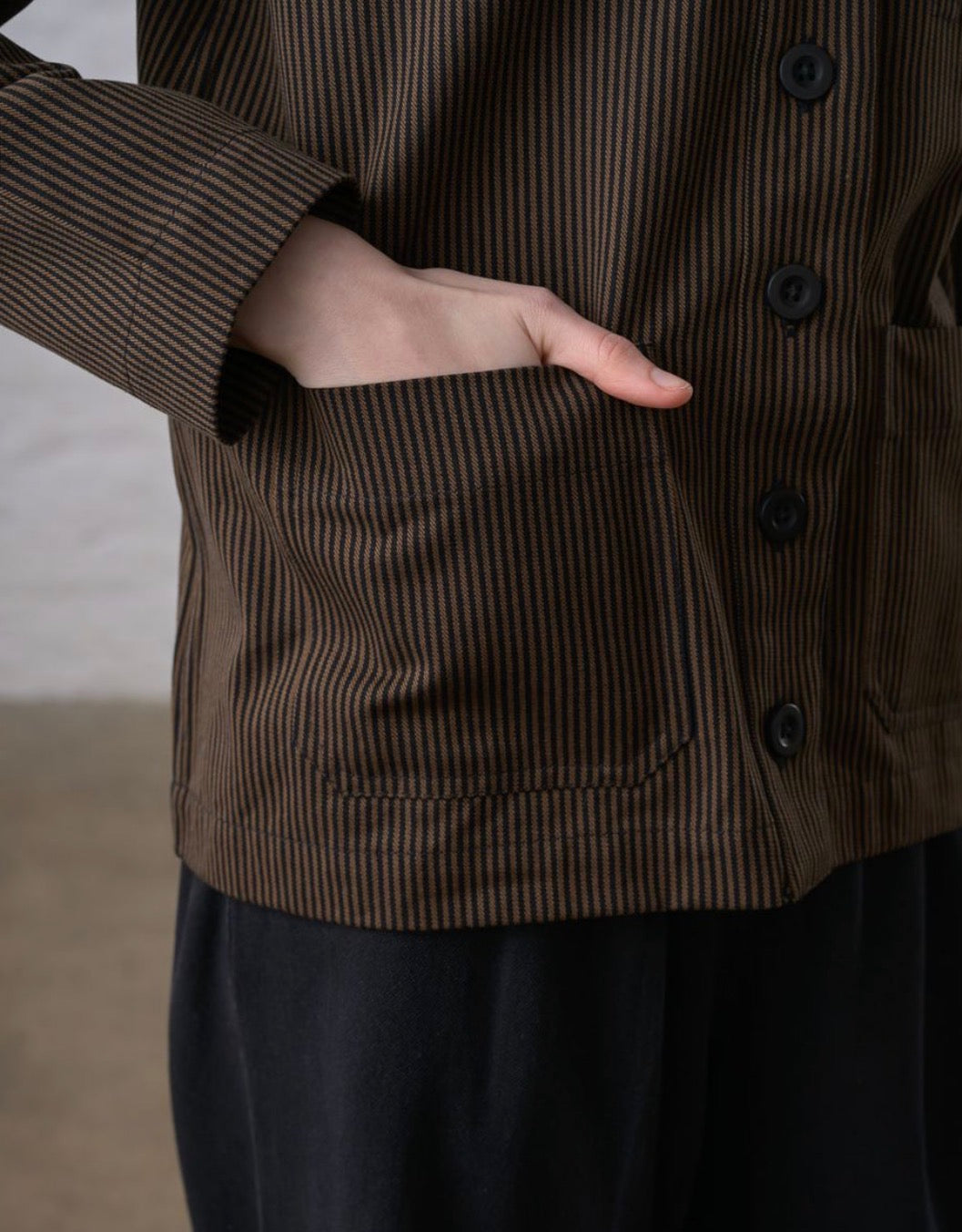 Marcia Relaxed Jacket in Twill