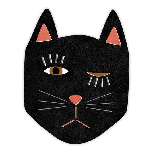 Black Cat Sticker