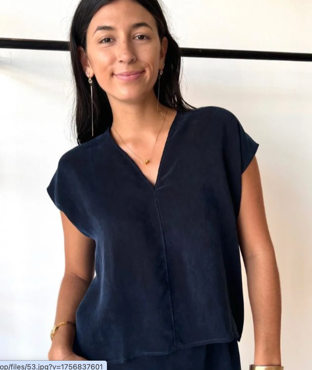 Boxy Top - Cupro