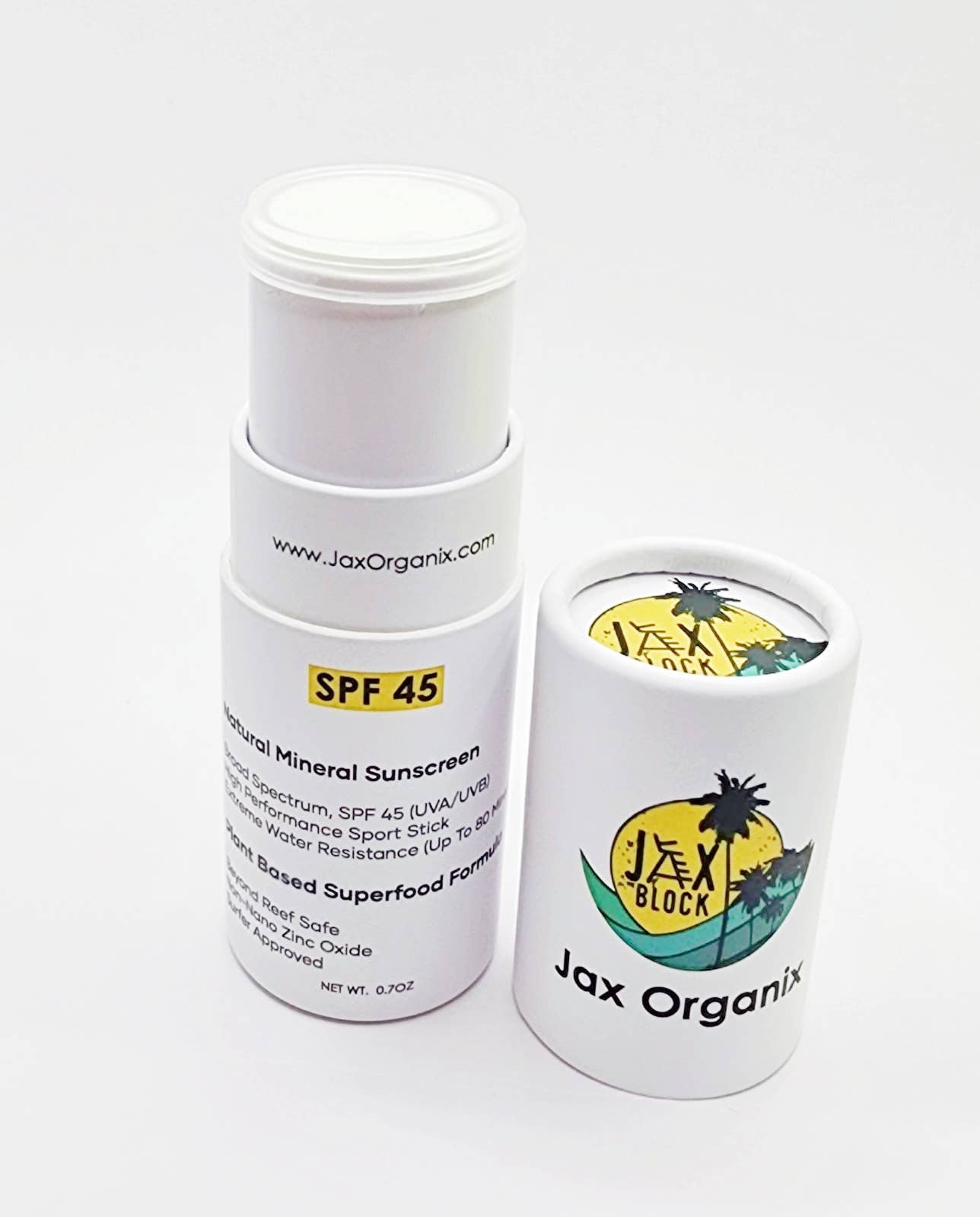 Jax Organix "Jax Block" Sunscreen Stick SPF 45