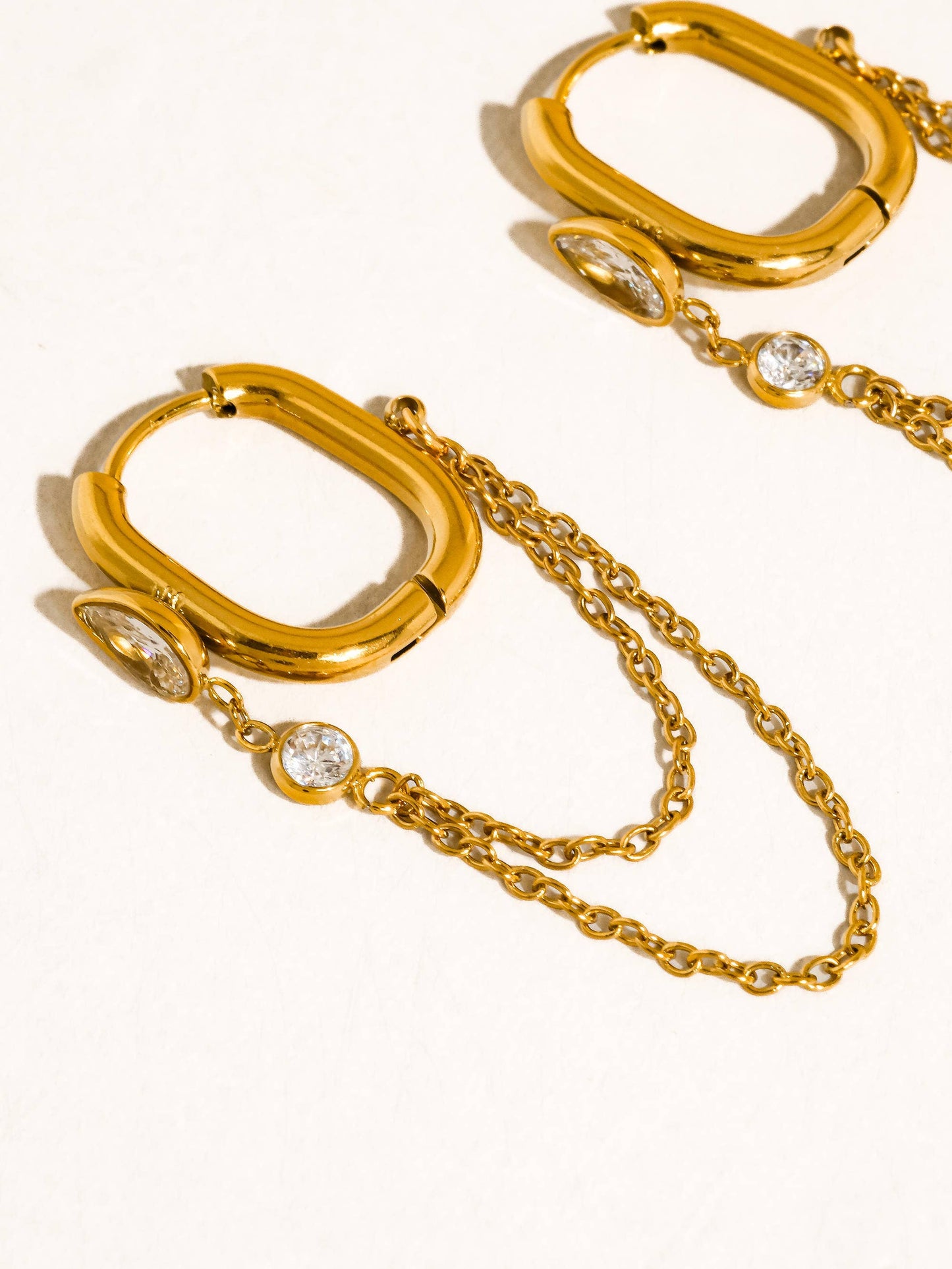 Lucienne Chain Link Drop Earrings