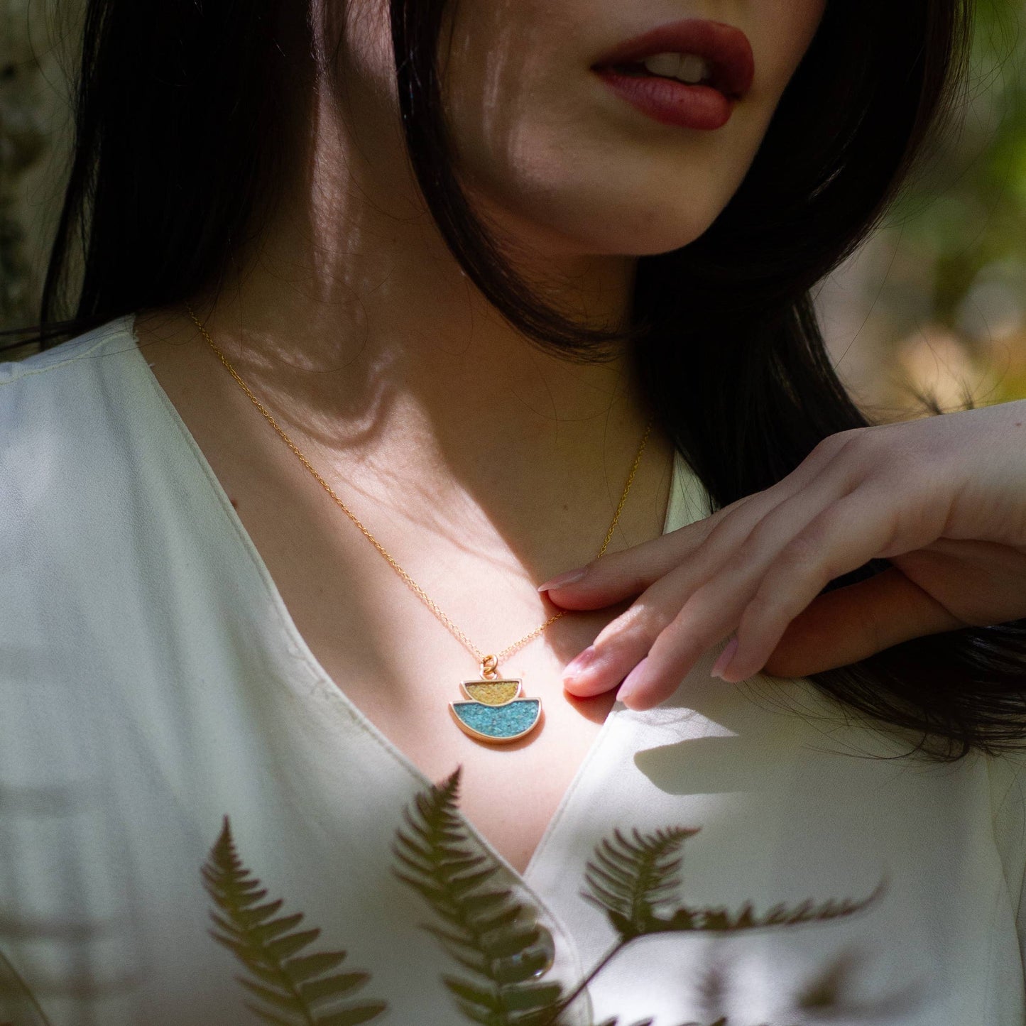 New Moon Duo Necklace