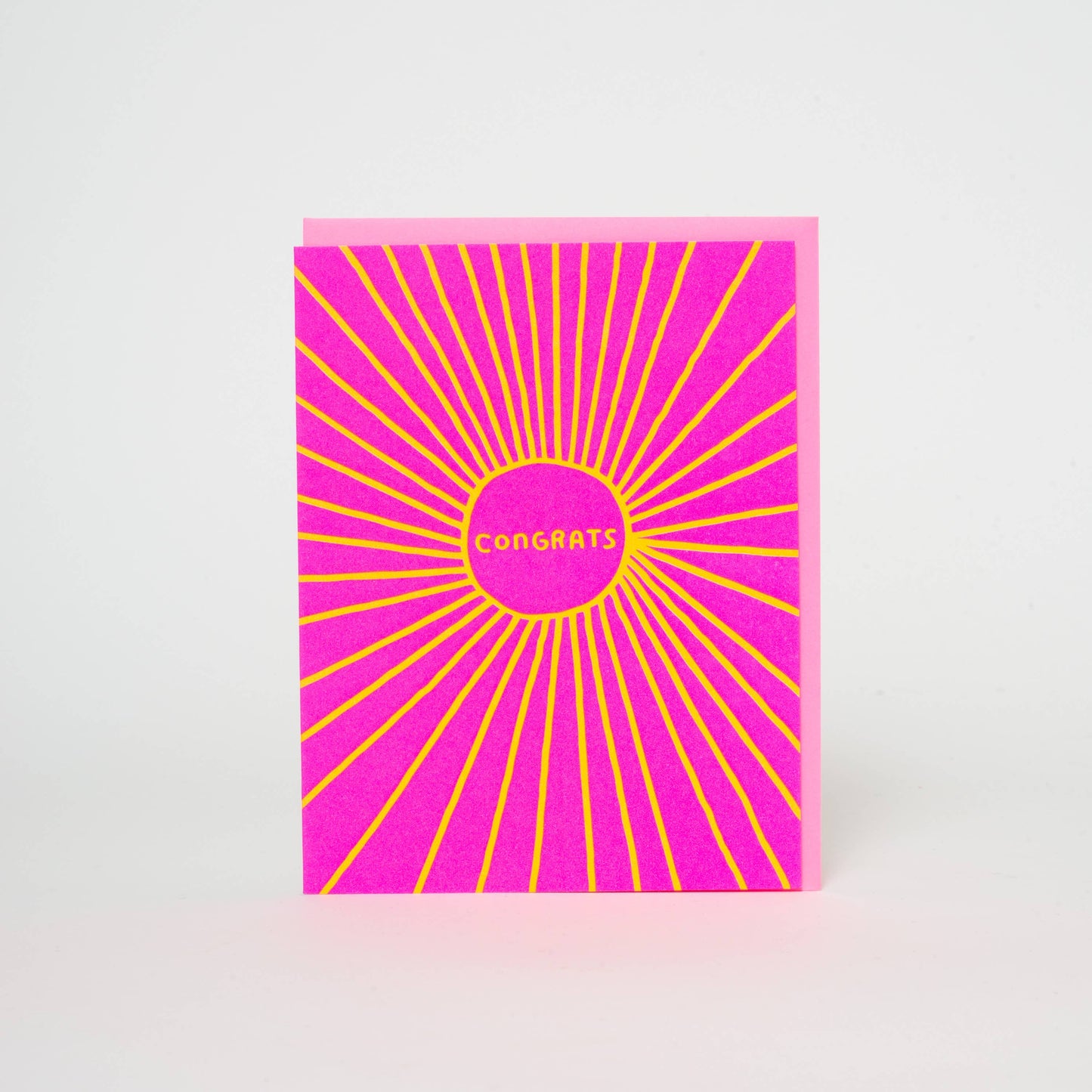 Congratulations Letterpress Greeting Card