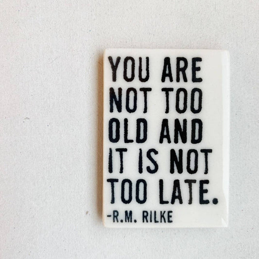 Ceramic Rilke Magnet