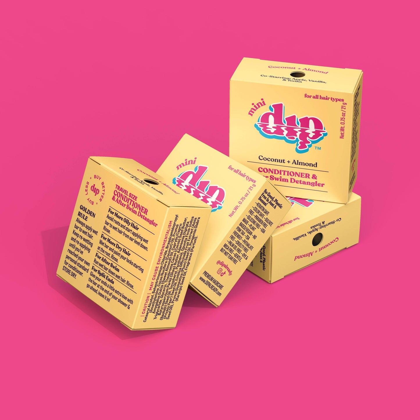 Mini Dip Conditioner & After Swim Detangler - Coconut & Almo