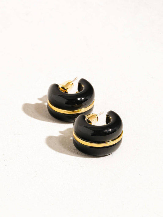 Arlo 18K Gold Small C Earring