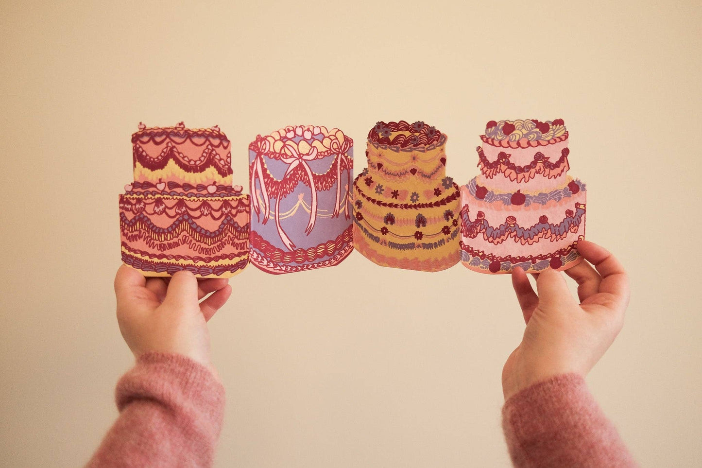 Birthday Cake Concertina Card