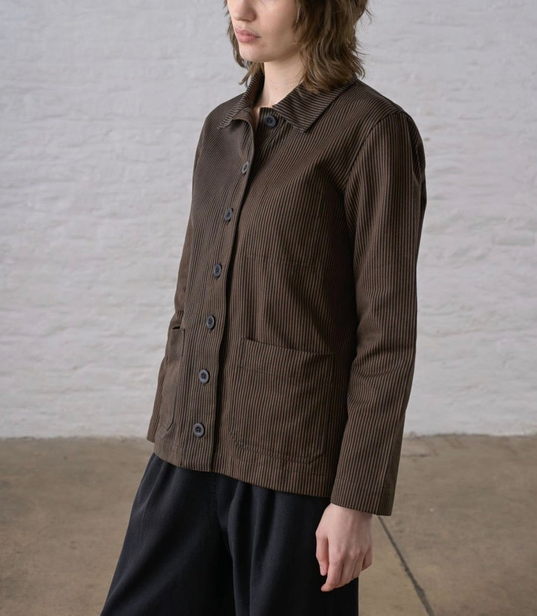 Marcia Relaxed Jacket in Twill
