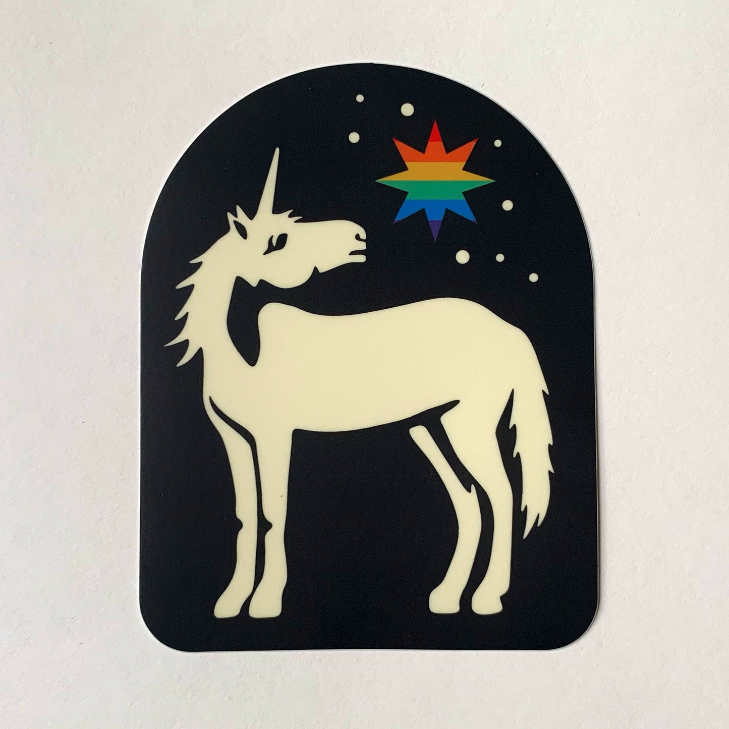 Pride/Unicorn/Rainbow Bumper Sticker, Durable Vinyl