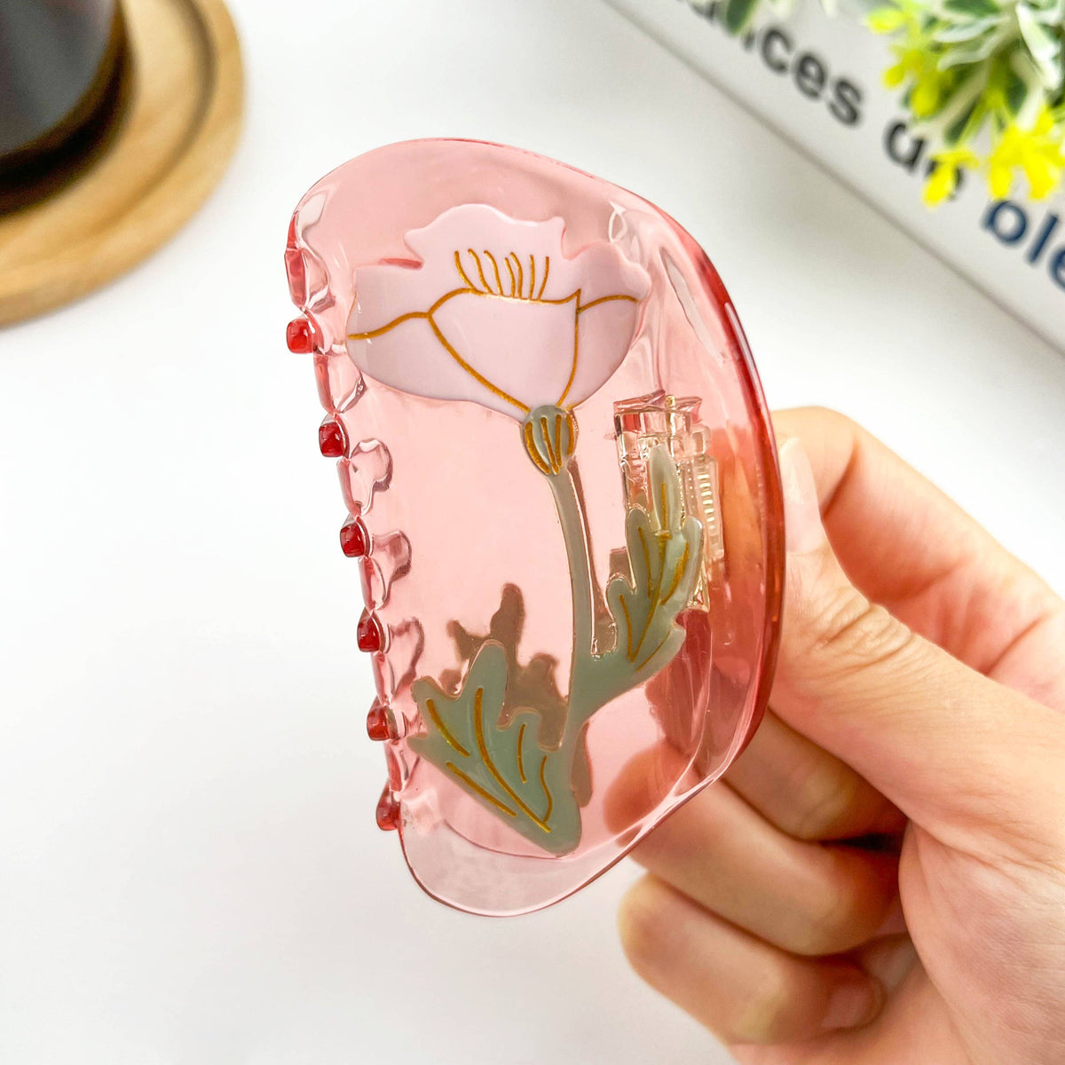 Floral Hair Claw