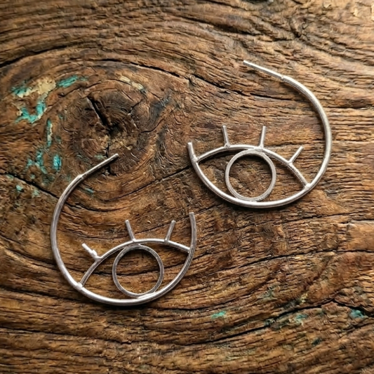 Celestial Vision Hoop Earrings