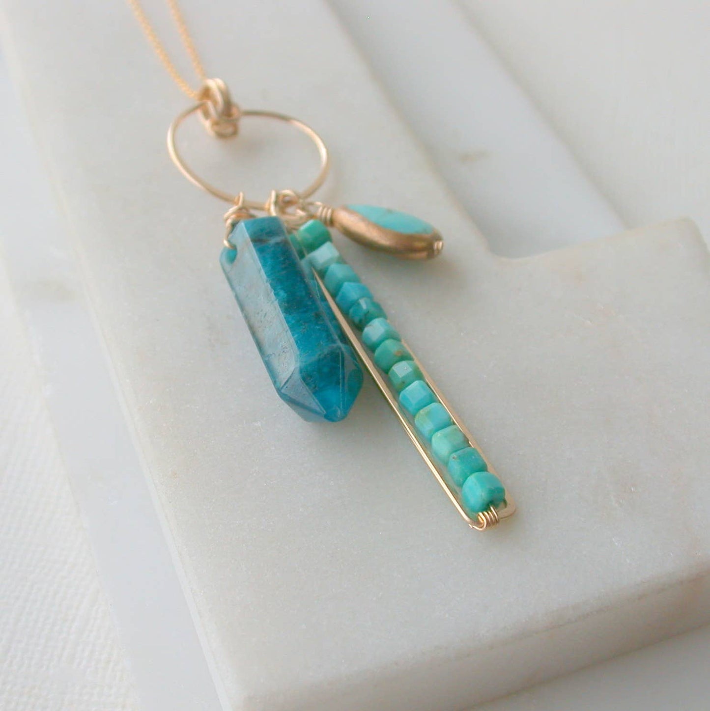 Summer Cluster Necklace