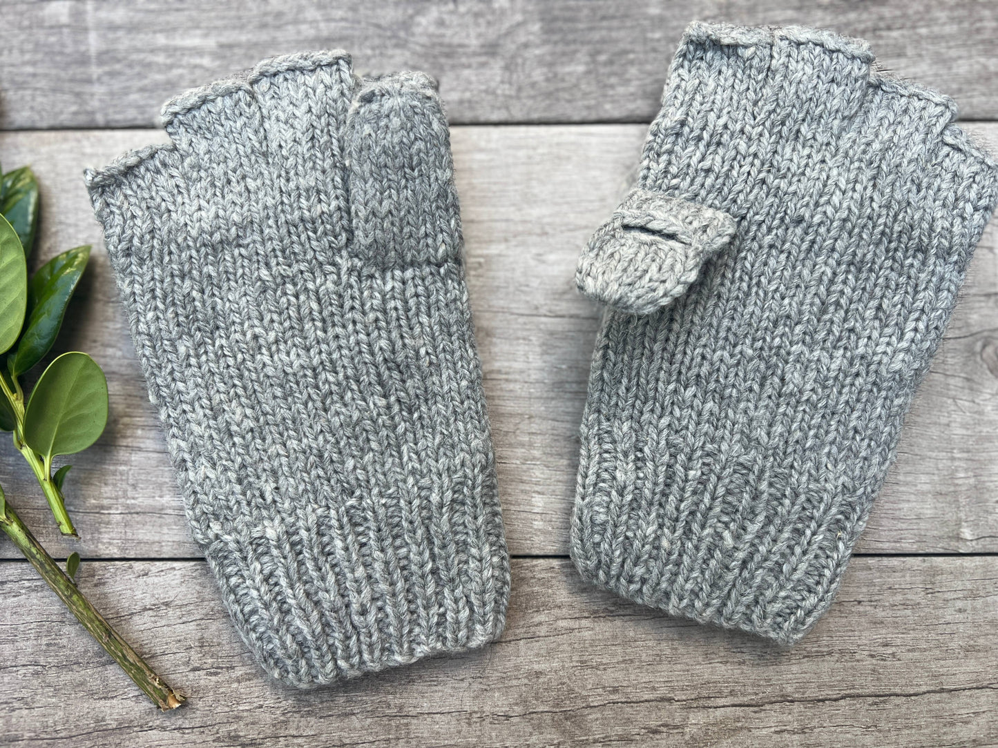 Alpaca Convertible Cable Mitten