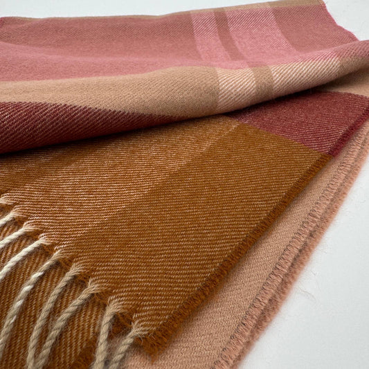 100% Baby Alpaca Scarf - Mocha Mousse