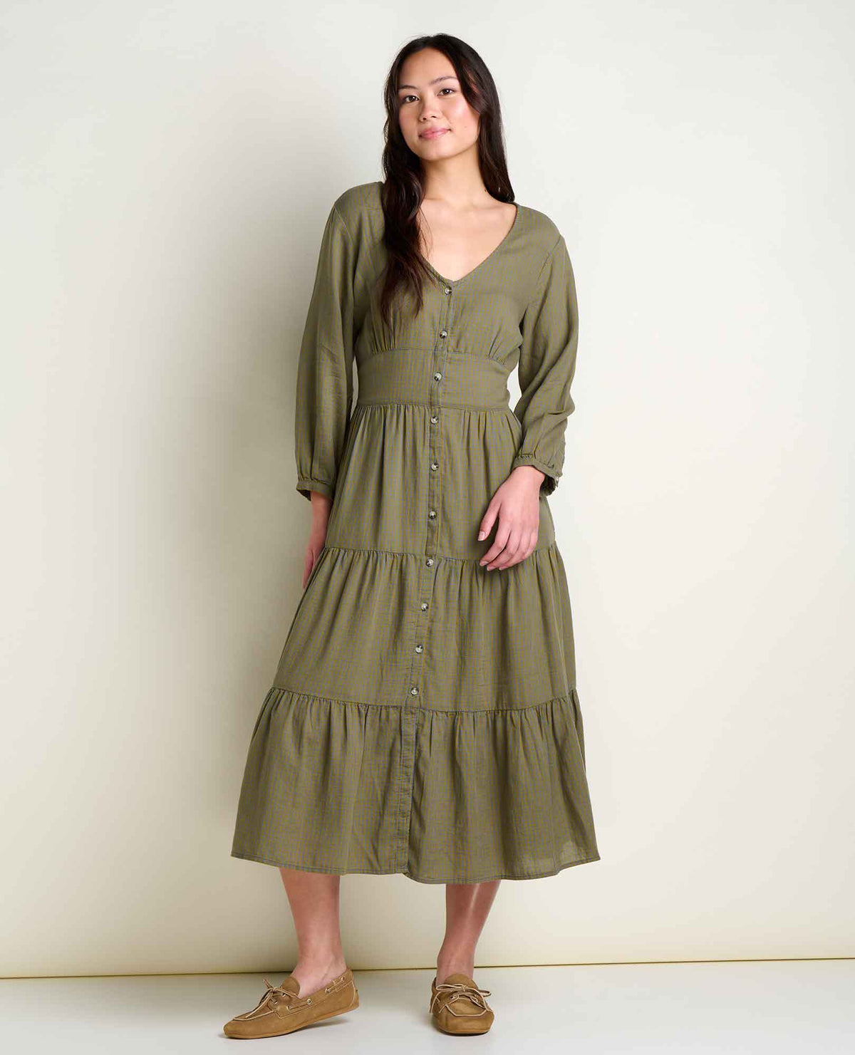 Manzana Tiered Midi Dress