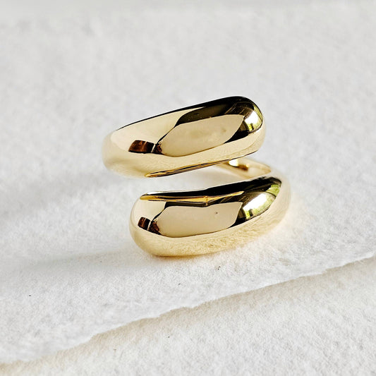 18k Gold-Plated Orb Ring