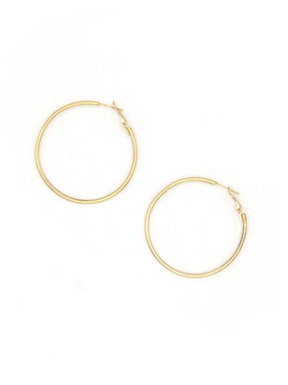 Classic Recycled Metal Hoop Earrings