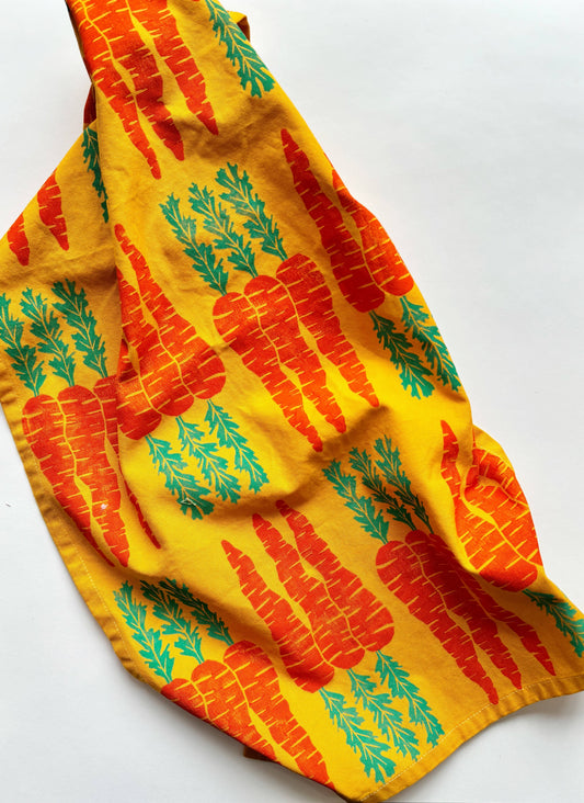 Carrots Tea Towel