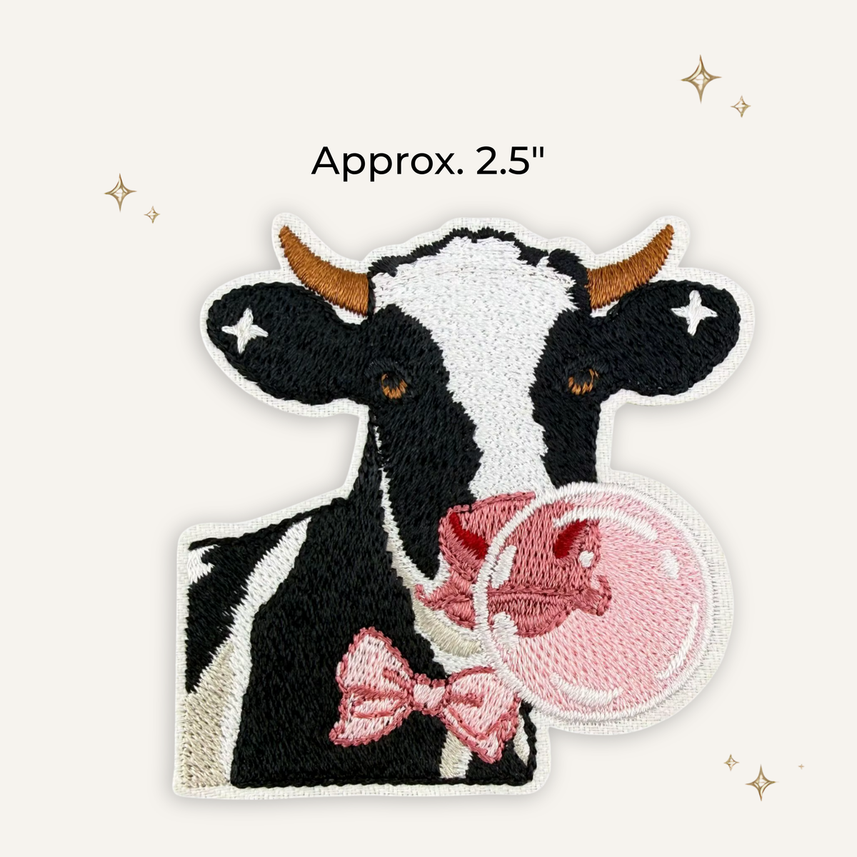 Cowgirl Rodeo Bubblegum Heifer Embroidered Patch