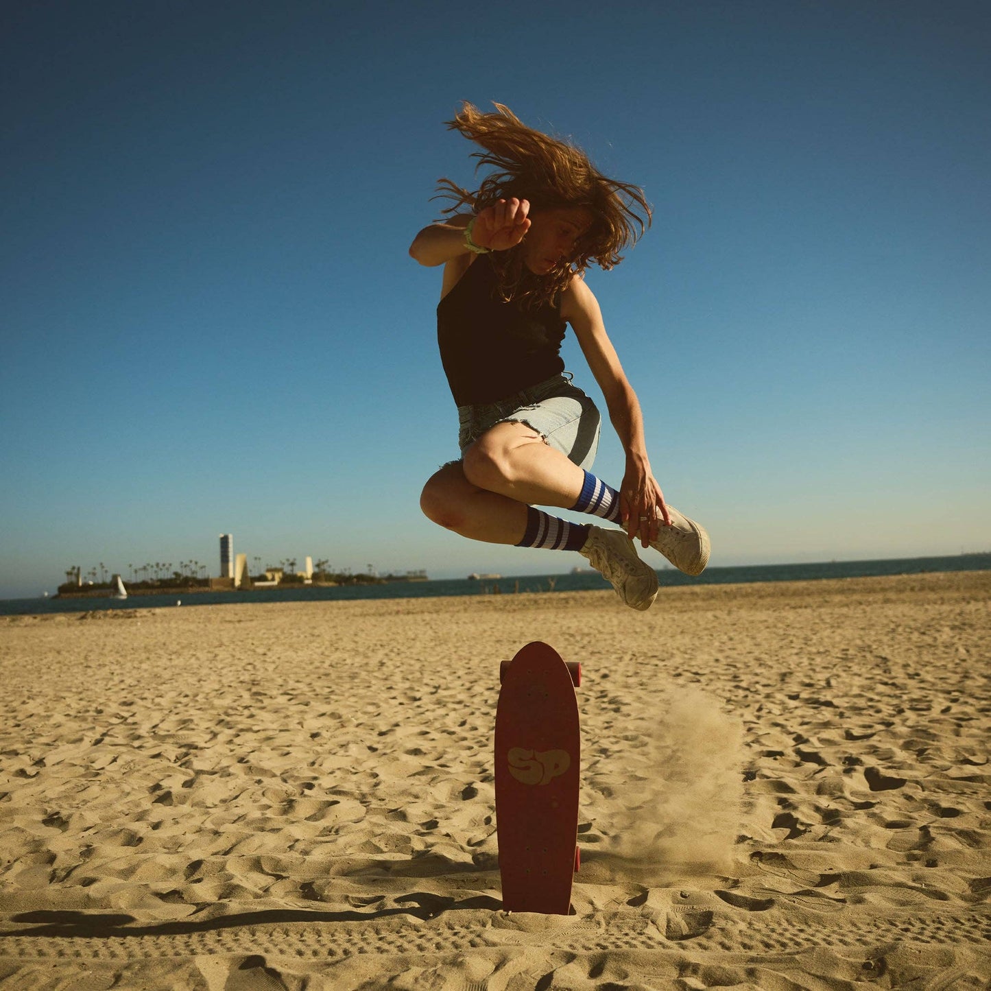 White Striped Socks | Royal