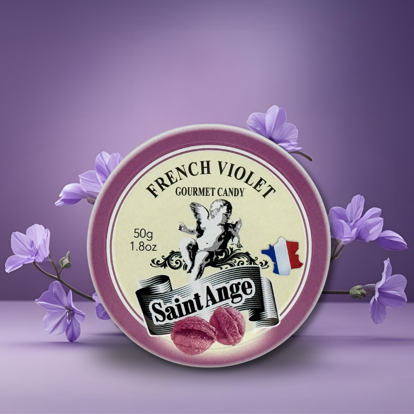 Saint Ange Violet - French Candy Tin