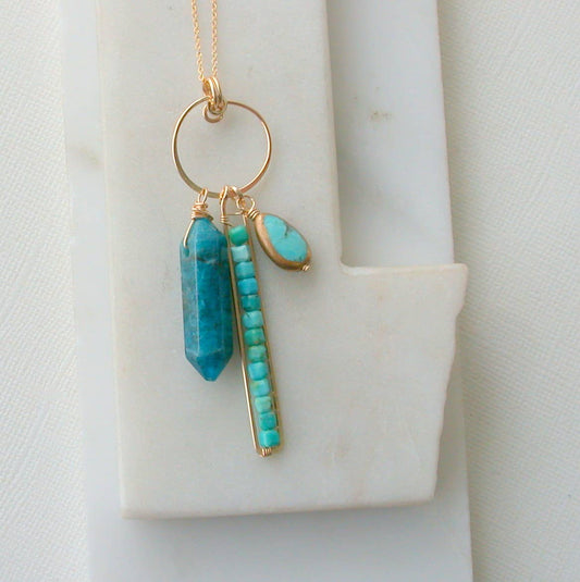 Summer Cluster Necklace