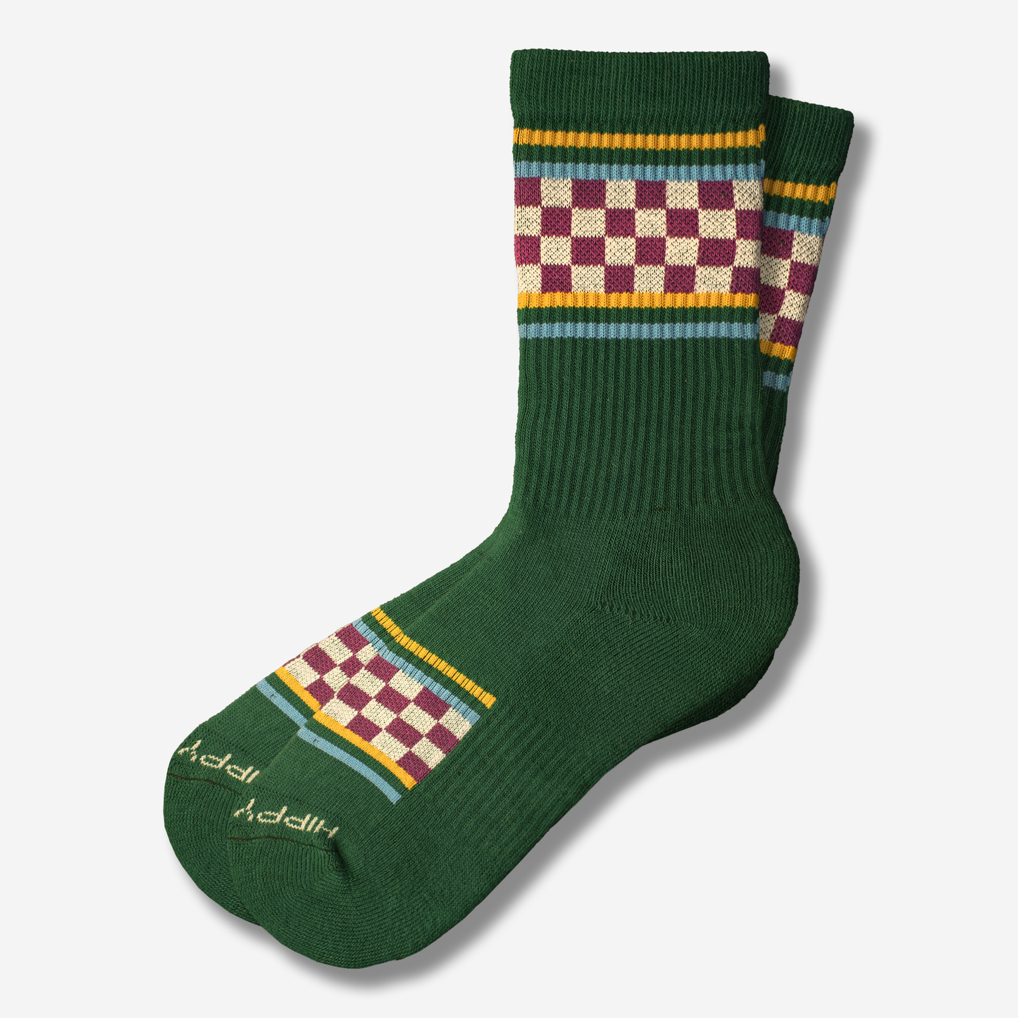 Checkers and Stripes - Bottle Green