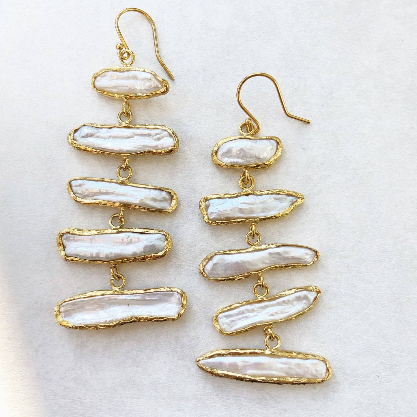 Mother of Pearl Drop Earrings