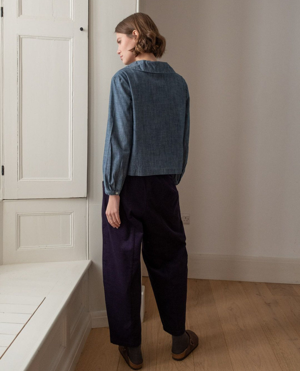 Lorren Barrel Pant - Light Cord