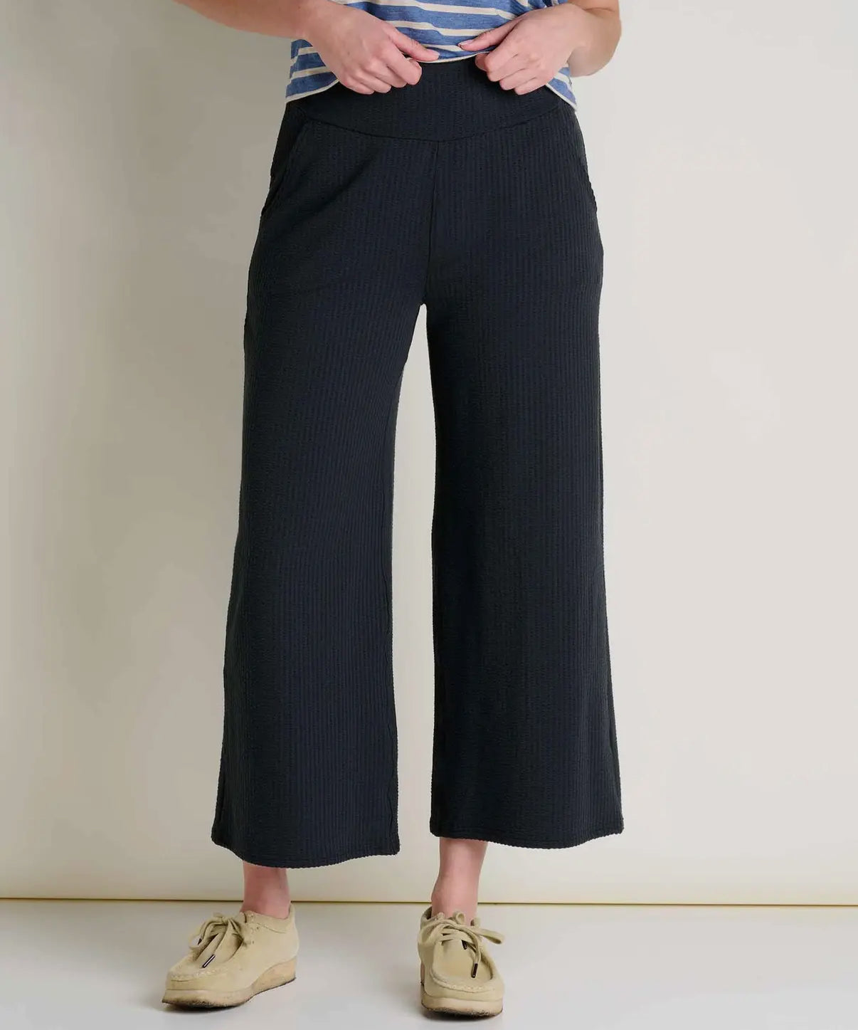 Chaka Textured Wide Leg Pant