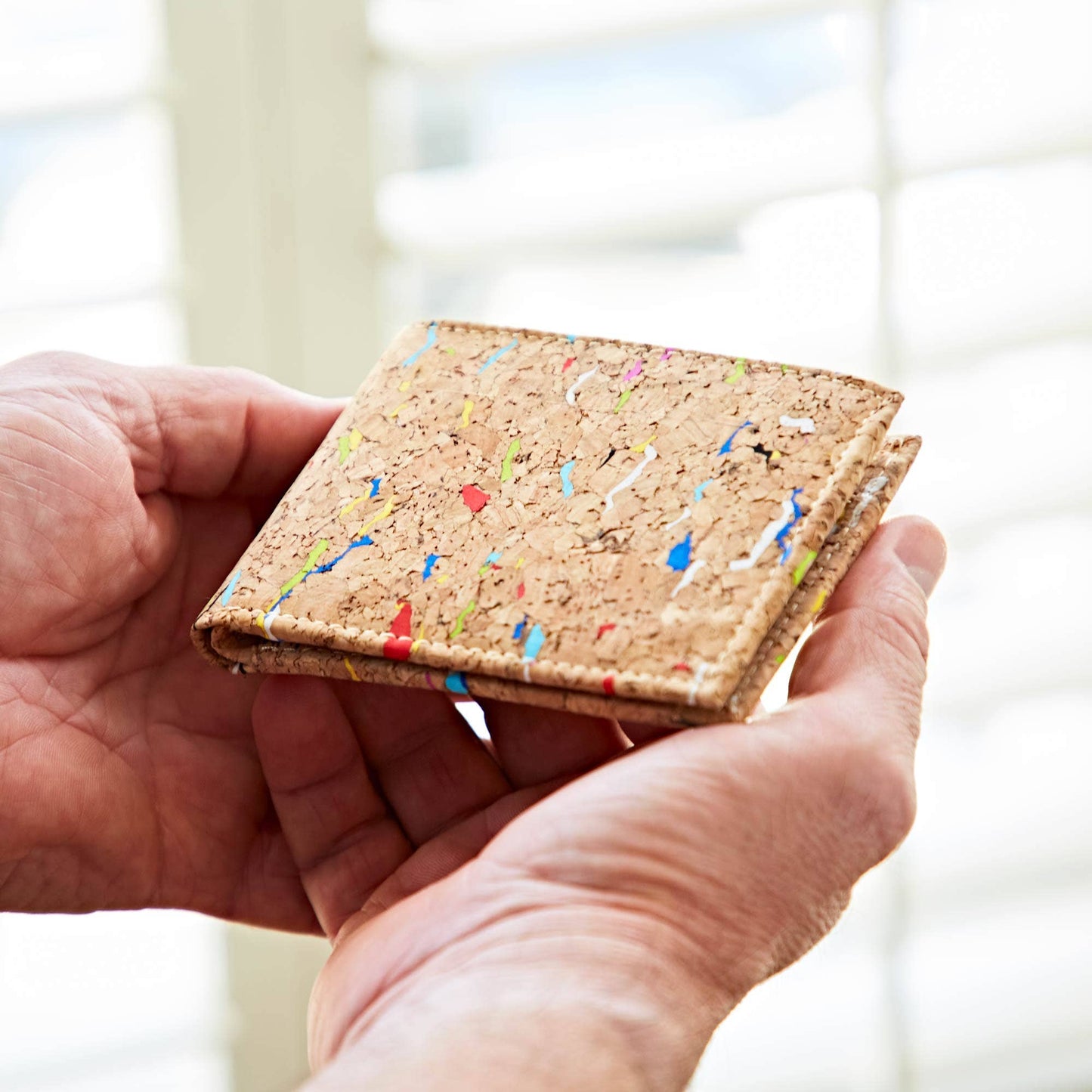 Natural Cork Billfold Wallet