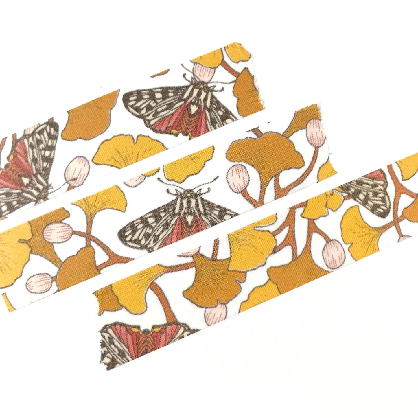 Ginkgo Leaf + Tiger Moth Autumn Washi Tape