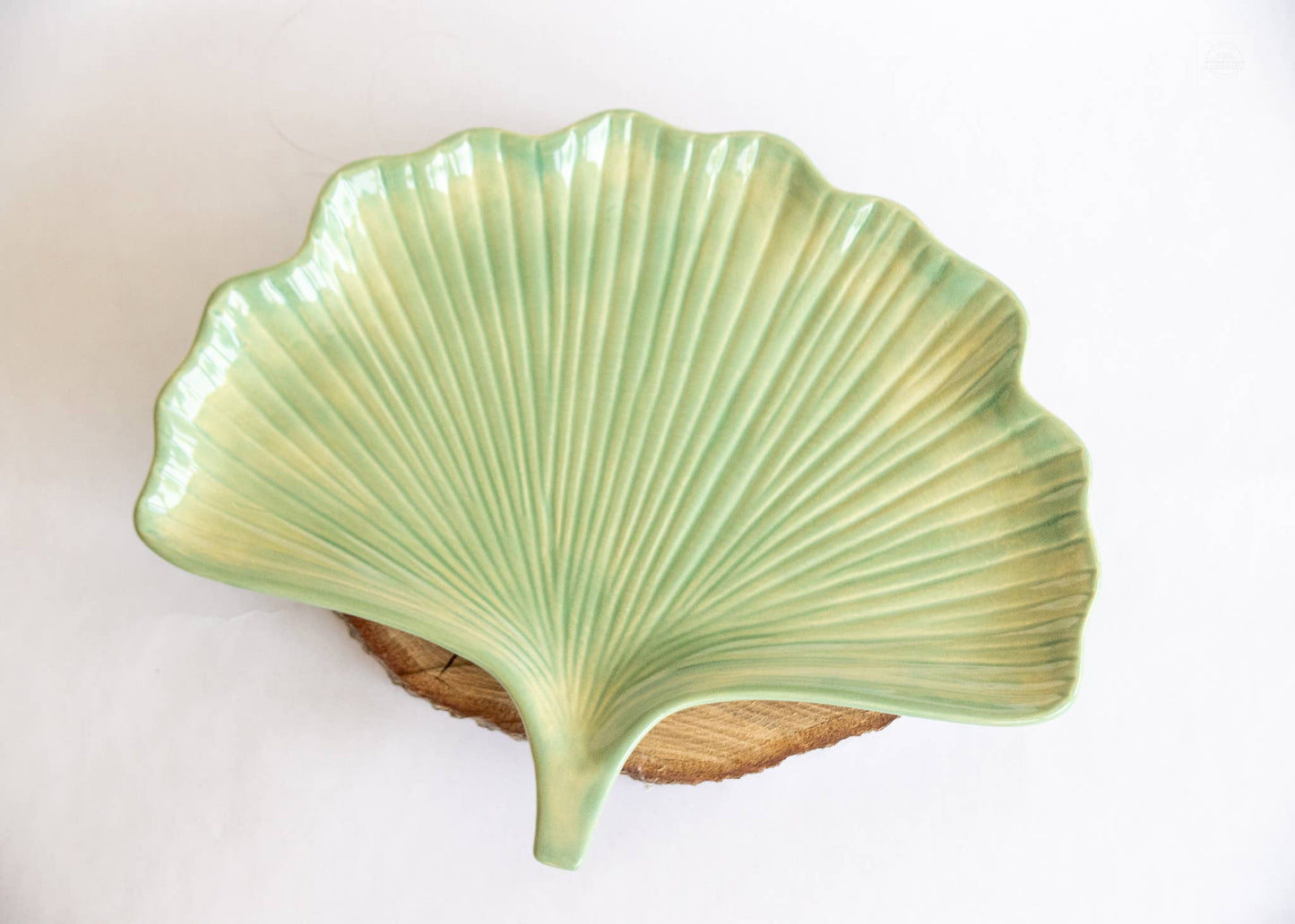 Ceramic Ginkgo Leaf Tray