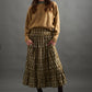 Olive Ikat Skirt