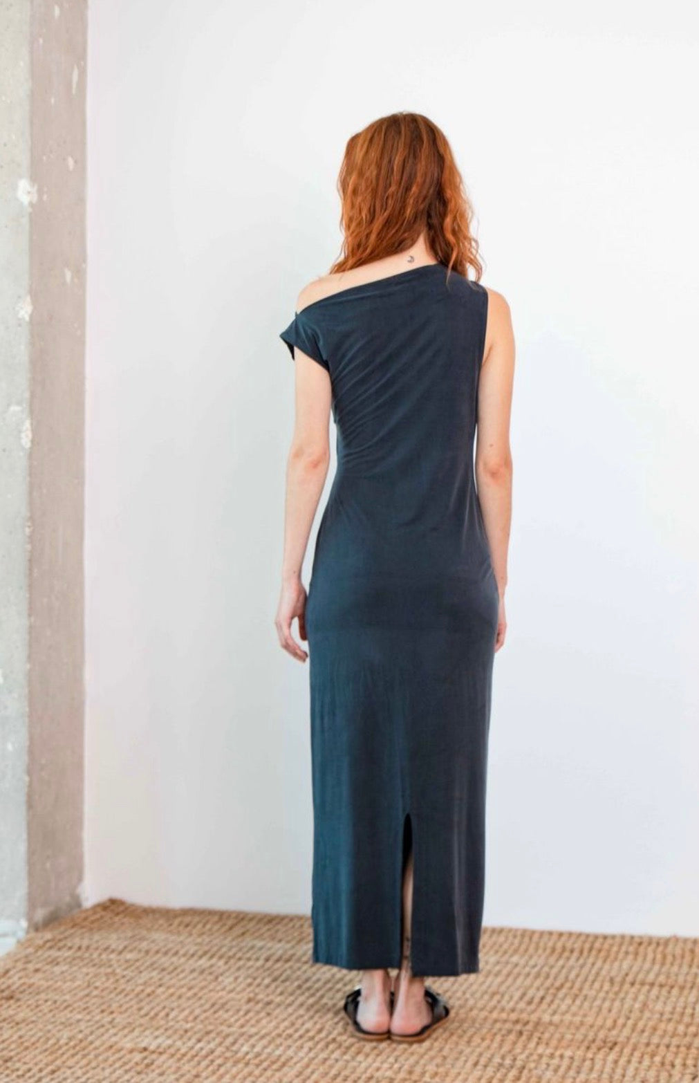 Drape Midi Dress