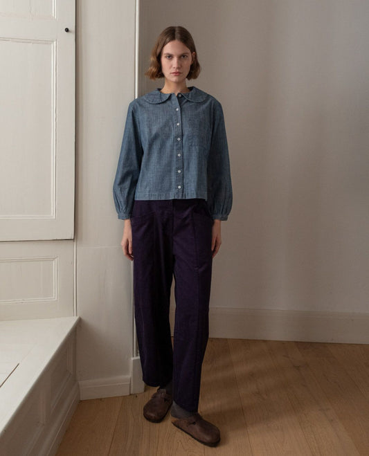 Lorren Barrel Pant - Light Cord