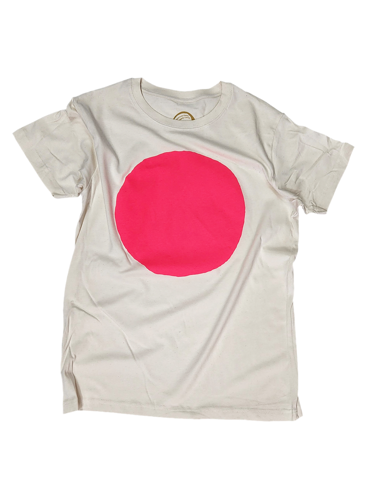 Circle Tee - Fluro Pink