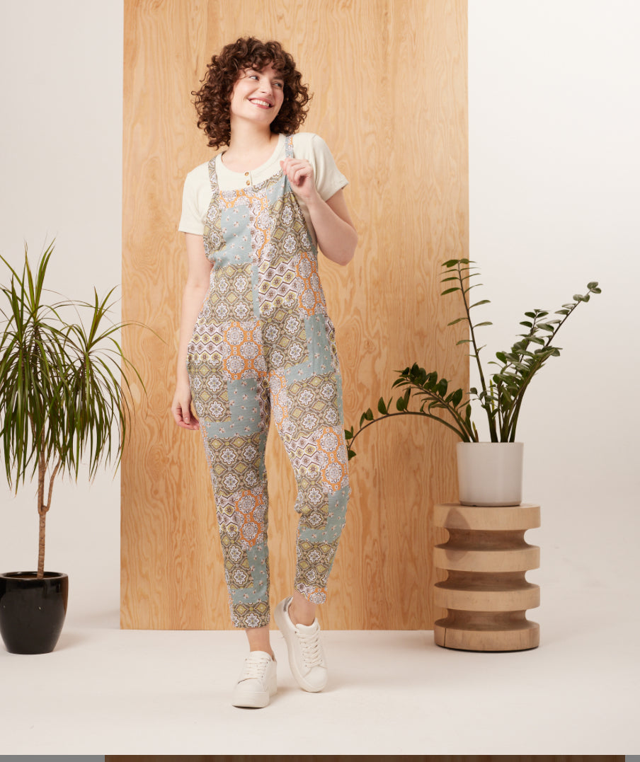 Patchwork Coveralls - 3 colorways