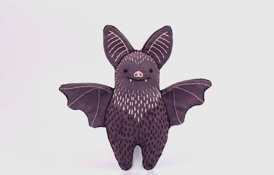 Embroidery Bat Stuffy Kit