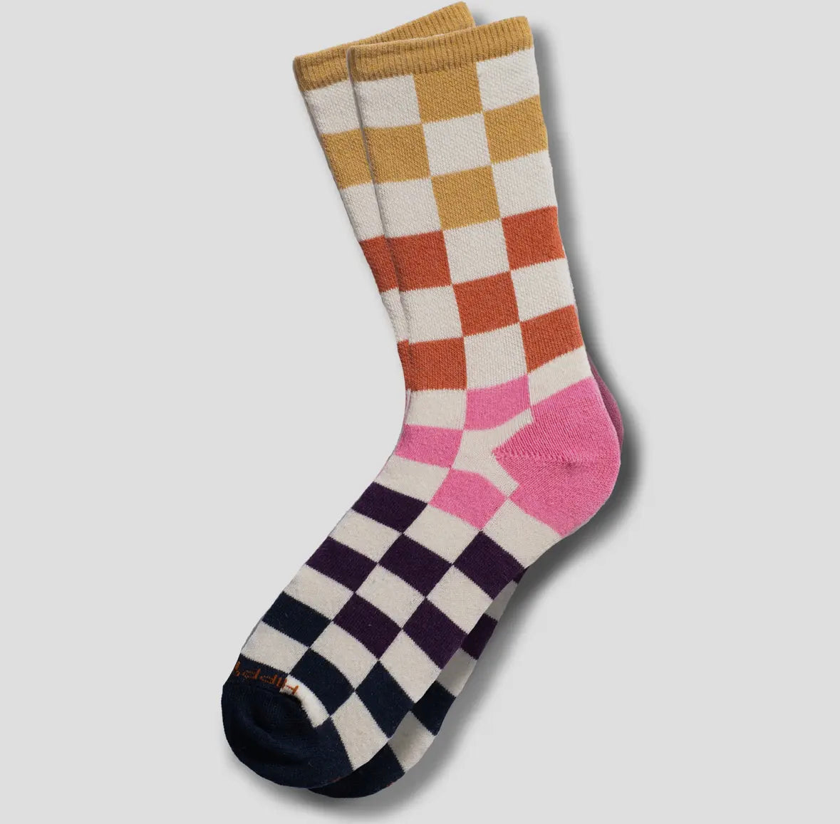 Classic Checkered Crew Socks