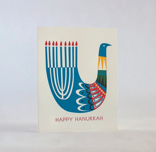 Hannukkah Bird Single Card