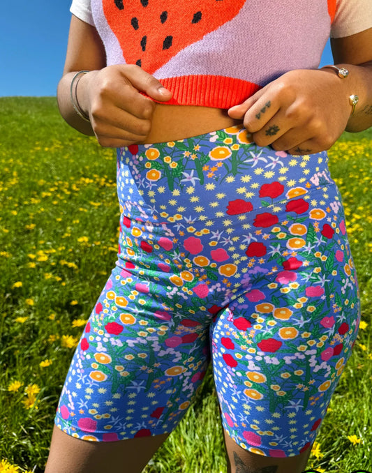 Super Bloom Biker Shorts